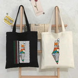 Jerusalem Wailing Wall Women Canvas Shoulder Casual Handbags Totes Cotton
