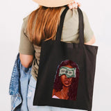 Melanin Poppin African Girls Shoulder Bag Tote