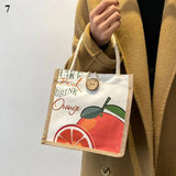 Japanese Style Lunch Bag Canvas Lunch Box Picnic Tote Small Handbag Pouch
