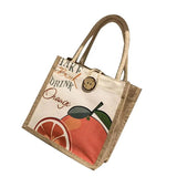 Japanese Style Lunch Bag Canvas Lunch Box Picnic Tote Small Handbag Pouch