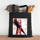 Paris York London Pisa Rome Athens Ink Painting Watercolor Women Girl Canvas