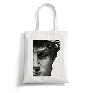 David Michelangelo Oil Painting Anime Shopping Bag Handbag Tote Bag
