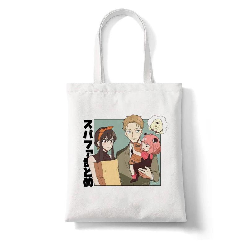 Anime SPYFAMILY Shoulder Bag Harajuku Canvas Tote