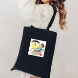 European Baby Shoulder Bag Renaissance Oil Painting Pattern Canvas Organizer