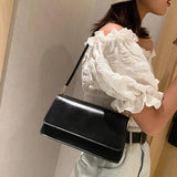 Small Square Crossbody Bag Women PU Leather Flap Shoulder Handbag Purse