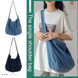 Harajuku High Capacity Cowboy Crossbody Bag Retro Casual Tote