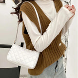 Hot Lingge Women's Bag PU Leather Underarm Crossbody Shoulder Bag