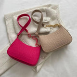 One Shoulder Bag Women's Subaxillary Bag Niche Advanced Texture Handbag