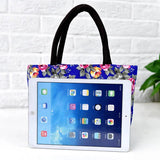 Canvas Flowers Printed Messenger Bag Girls Handbag Ladies Shoulder Bag
