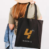 F1 Lando Norris Bottas Racing Car Canvas Shopper Bag Eco Tote Handbag