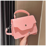 Female Messenger Shoulder Bag Solid Handbag
