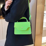 Female Messenger Shoulder Bag Solid Handbag