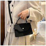 Female Messenger Shoulder Bag Solid Handbag