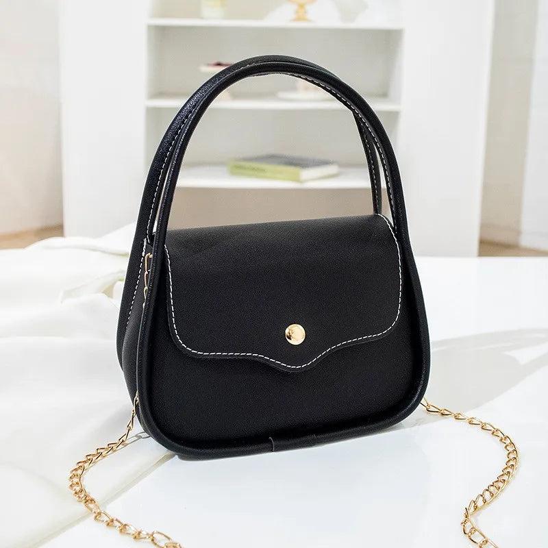 Snake Pattern Handbag Chain PU Leather Ladies Messenger Bag