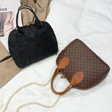 Embroidered Shell Bag Women Mini Shoulder Bag Casual Handbags