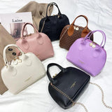 Embroidered Shell Bag Women Mini Shoulder Bag Casual Handbags