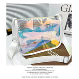 Women's PVC Transparent Shoulder Bag Messenger Wild Handbag