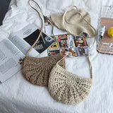 Women Straw Rattan Hot Shoulder Bag Crossbody Handbag Lady Mini Bags