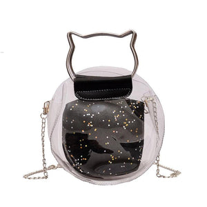Clear Plastic Shoulder Bag Envelope Crossbody Handbag PVC Purse