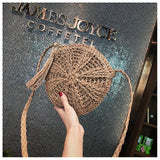 Handwoven Rattan Handbags Crossbody Bag Tote Beach