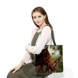 High Capacity Women's Shoulder Strap Handbag Eco Reusable Shopping Bag