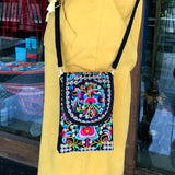 Ethnic Floral Embroidered Shoulder Bag Retro Handbag Messenger Small Purse