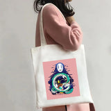 Totoro Shopping Bag Girl Canvas Shoulder Bag