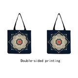 Outdoor Handbag Women Floral Porcelain Geometric Abstract Pattern Shoulder Bag