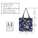 Outdoor Handbag Women Floral Porcelain Geometric Abstract Pattern Shoulder Bag