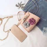 Mini Floral Handbag Chain Messenger Crossbody Shoulder Bag Girls Flower Hot