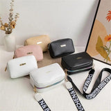 Women PU Leather Handbags Small Square Crossbody Messenger Bags