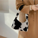 Wild Cow Print Underarm Bag for Women
