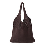 Casual Large Capacity Knitted Bag Hollow Out Ladies Tote Handbag