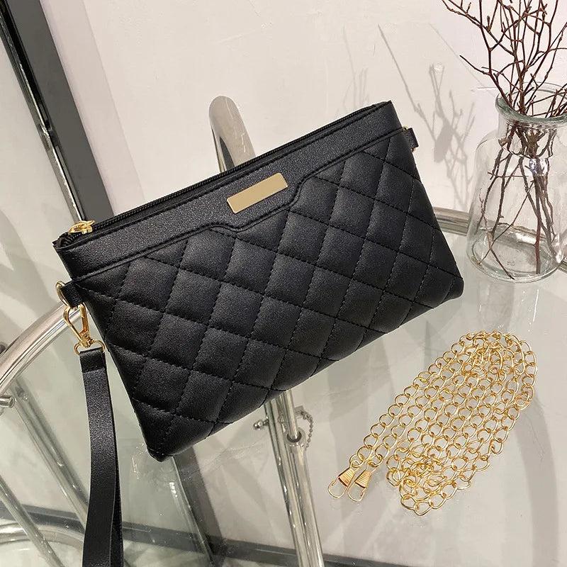 Women's PU Leather Embroidered Shoulder Bag