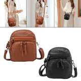 Stylish Soft PU Shoulder Bag Purse Tote Zipper Notebooks Ladies Handbag