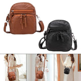 Stylish Soft PU Shoulder Bag Purse Tote Zipper Notebooks Ladies Handbag
