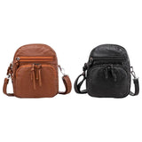 Stylish Soft PU Shoulder Bag Purse Tote Zipper Notebooks Ladies Handbag