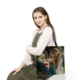 Holy Mom Cartoon Print Foldable Eco Friendly Portable Side Bag For Women Handbag