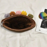 Girls Straw Rattan Weave Crossbody Bag For Baby Girls