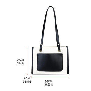 Casual Women Underarm Bags PU Leather Shoulder Bag Vintage Large Capacity