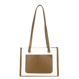 Casual Women Underarm Bags PU Leather Shoulder Bag Vintage Large Capacity