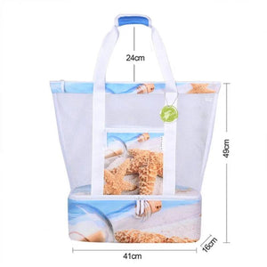 Large Capacity Beach Bag with Wet Dry Separation