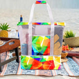 Large Capacity Beach Bag with Wet Dry Separation