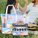 Large Capacity Beach Bag with Wet Dry Separation