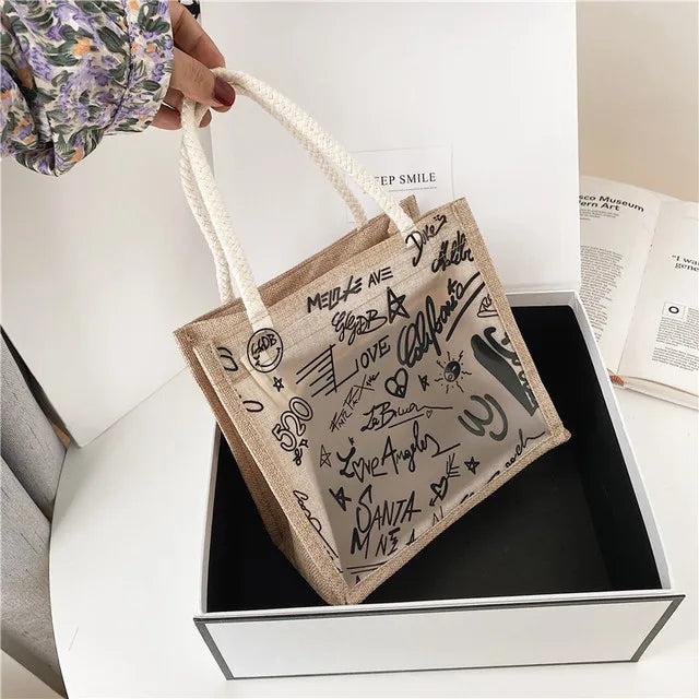 Summer Clear Handbag PVC Transparent Bags Women Handbags Beach Jelly Purse
