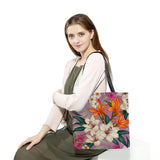 Floral Printed Tote Bag Eco Reusable Portable Storage Shopping Bag