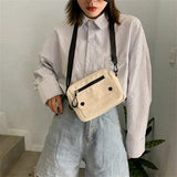 Women Canvas Handbag Zipper Shoulder Bag Tote Bag for Outdoor