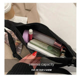 Nylon Crossbody Bags Solid Hobos Bag Women's Handbags Small Shoulder Bags