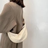Nylon Crossbody Bags Solid Hobos Bag Women's Handbags Small Shoulder Bags