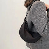 Nylon Crossbody Bags Solid Hobos Bag Women's Handbags Small Shoulder Bags